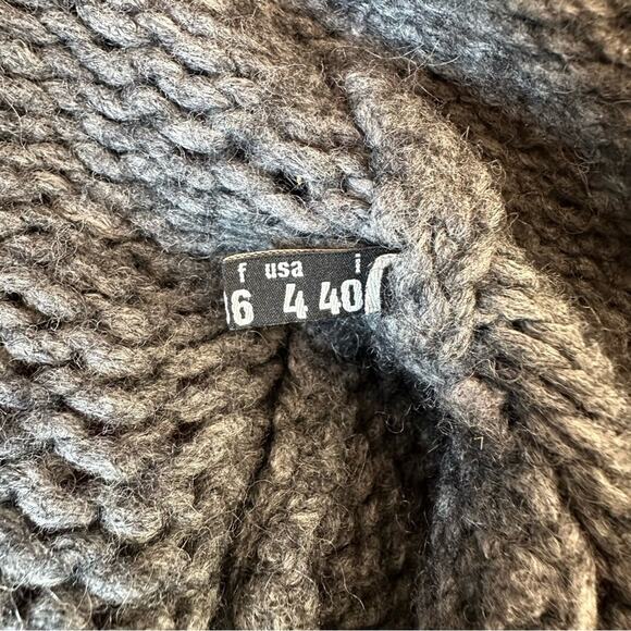 Love Moschino Grey Shawl Cardigan Sweater size US4 - Picture 9 of 12